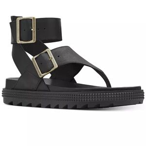 Sorel Roamimg T-Strap Leather Sandal
